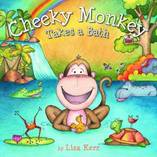 Cheeky Monkey Takes A Bath